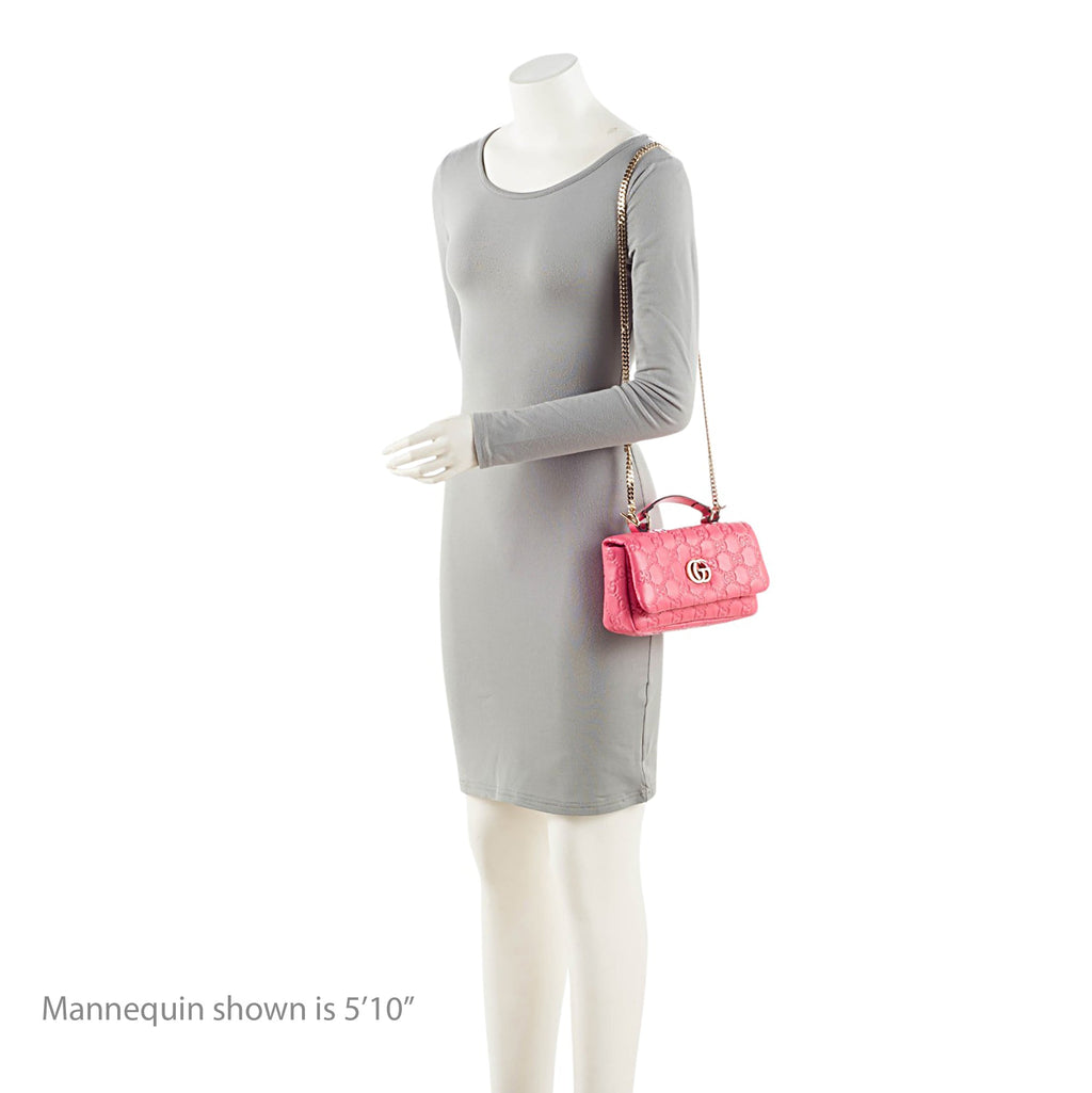 Gucci Jumbo GG Puffy Leather Milano Small Top Handle