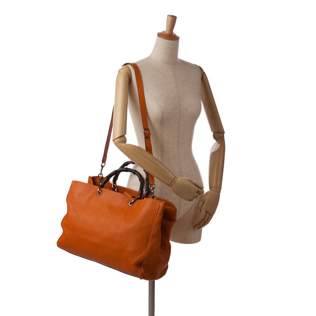 Gucci Large Bamboo Shopper (SHG-tQylBz)