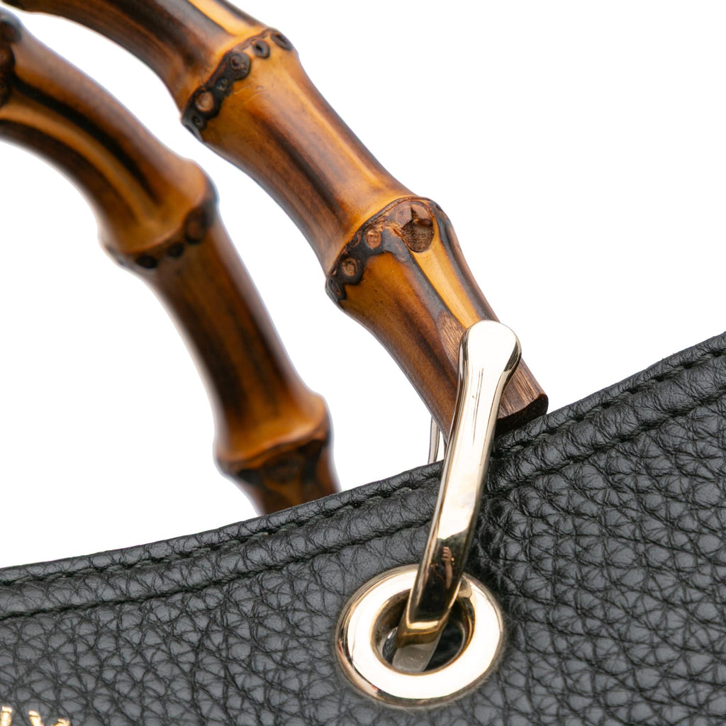 Gucci Large Calfskin Bamboo Shopper Satchel