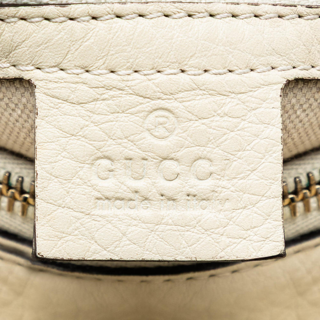 Gucci Large Calfskin Bamboo Shopper Satchel