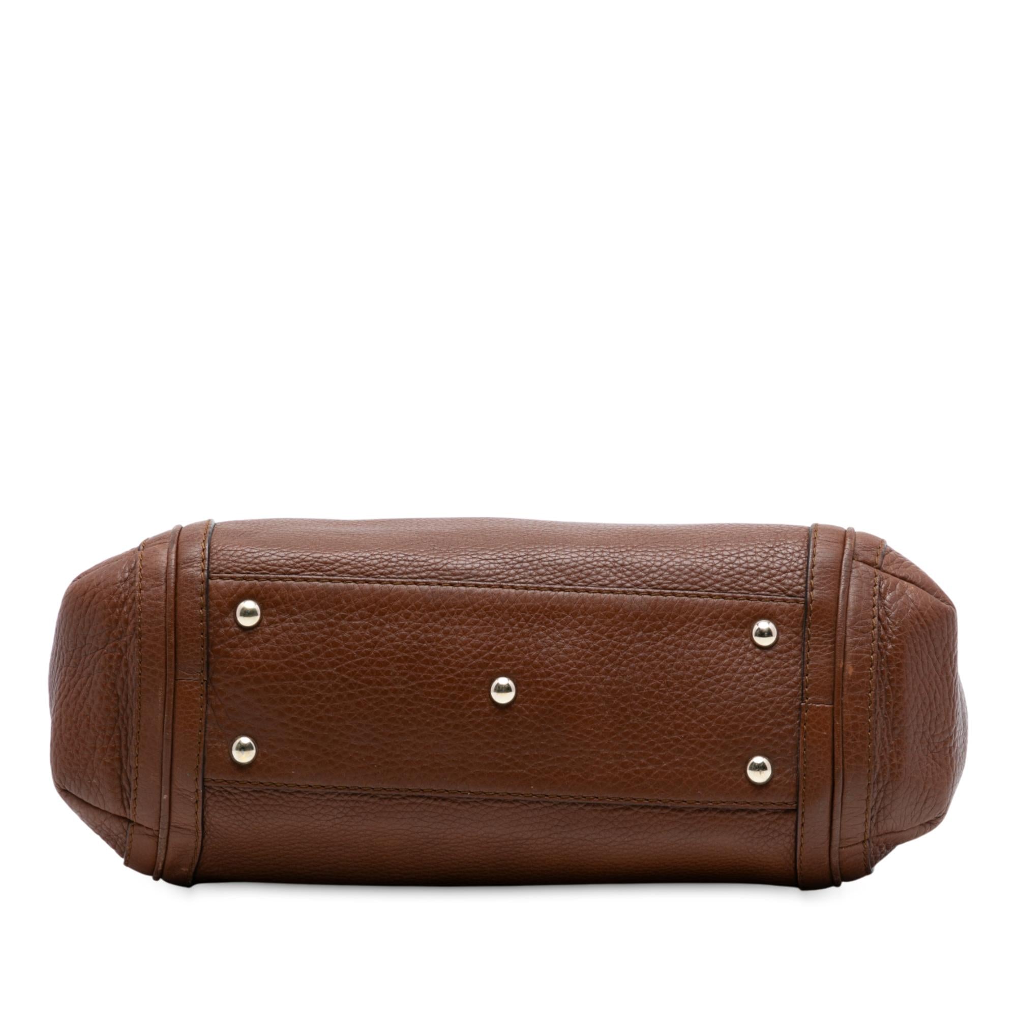 Gucci Large Calfskin Bella Shoulder Bag