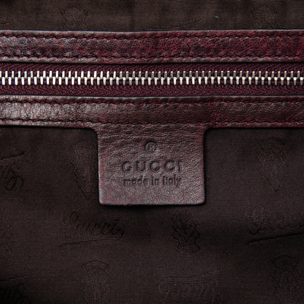 Gucci Large GG Canvas Bamboo Libeccio Tote
