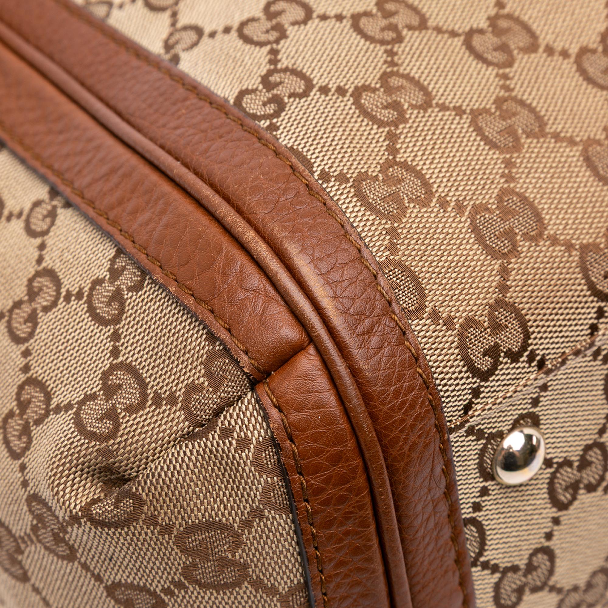 Gucci Large GG Canvas Bella Satchel