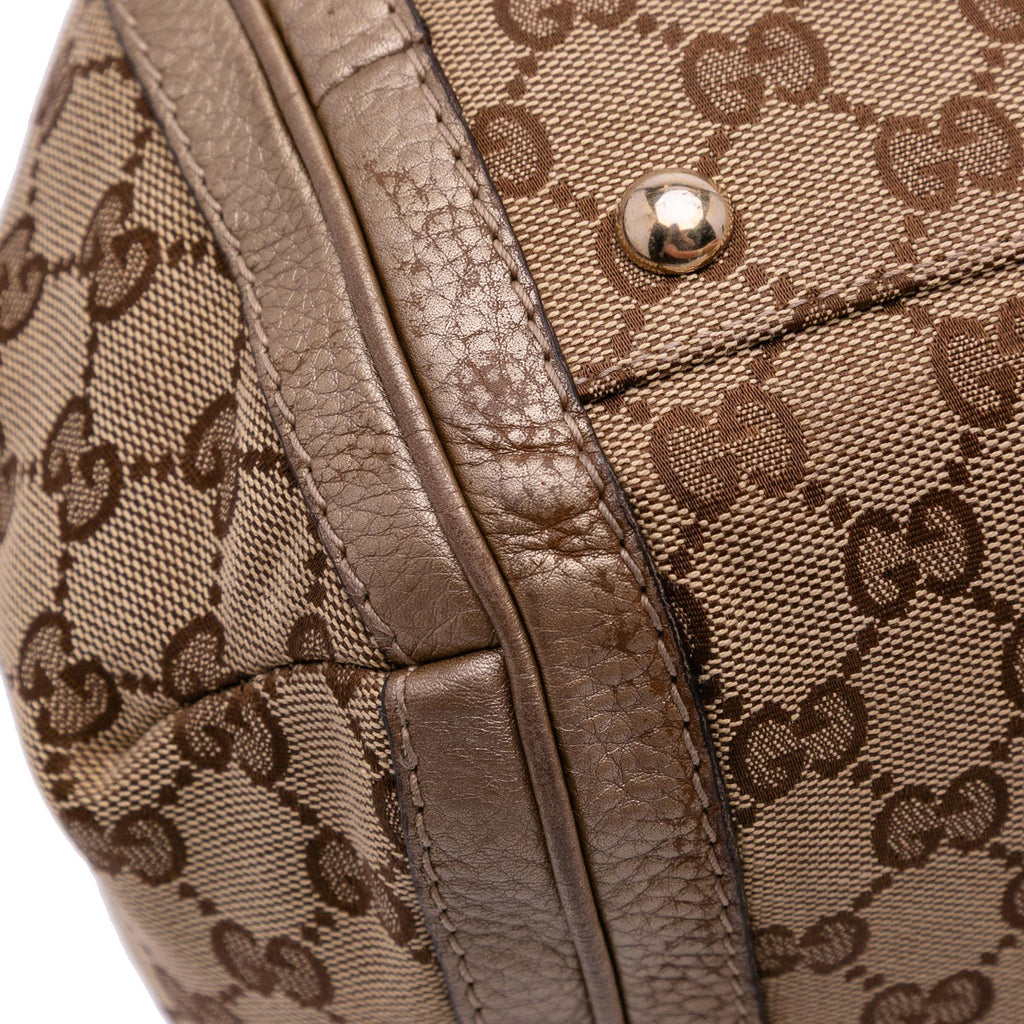 Gucci Large GG Canvas Bella Satchel