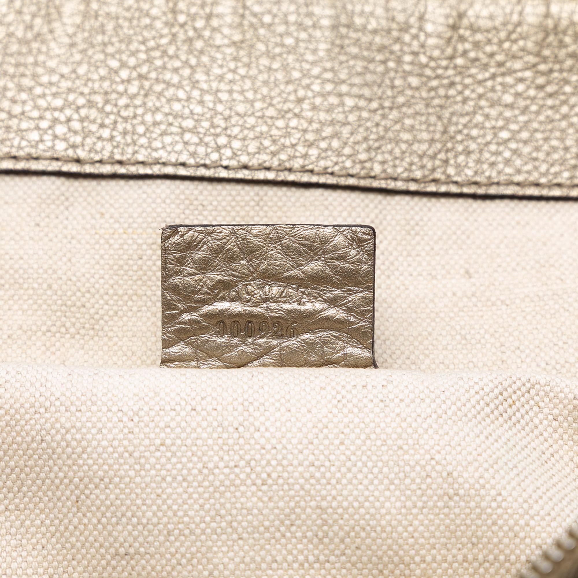 Gucci Large GG Canvas Bella Shoulder Bag