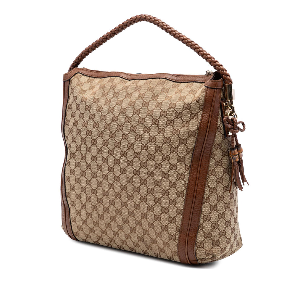Gucci Large GG Canvas Bella Tote