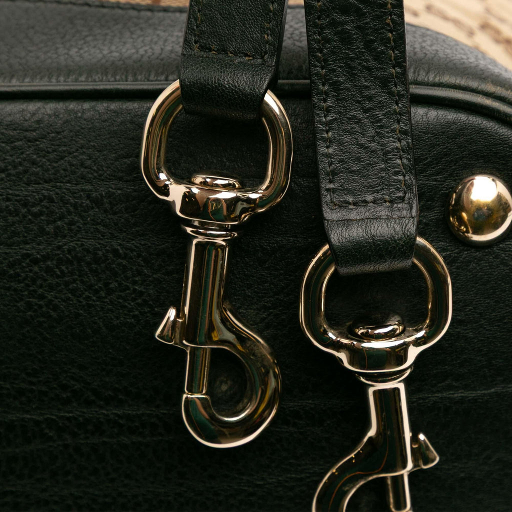 Gucci Large GG Canvas Charm Dome Satchel