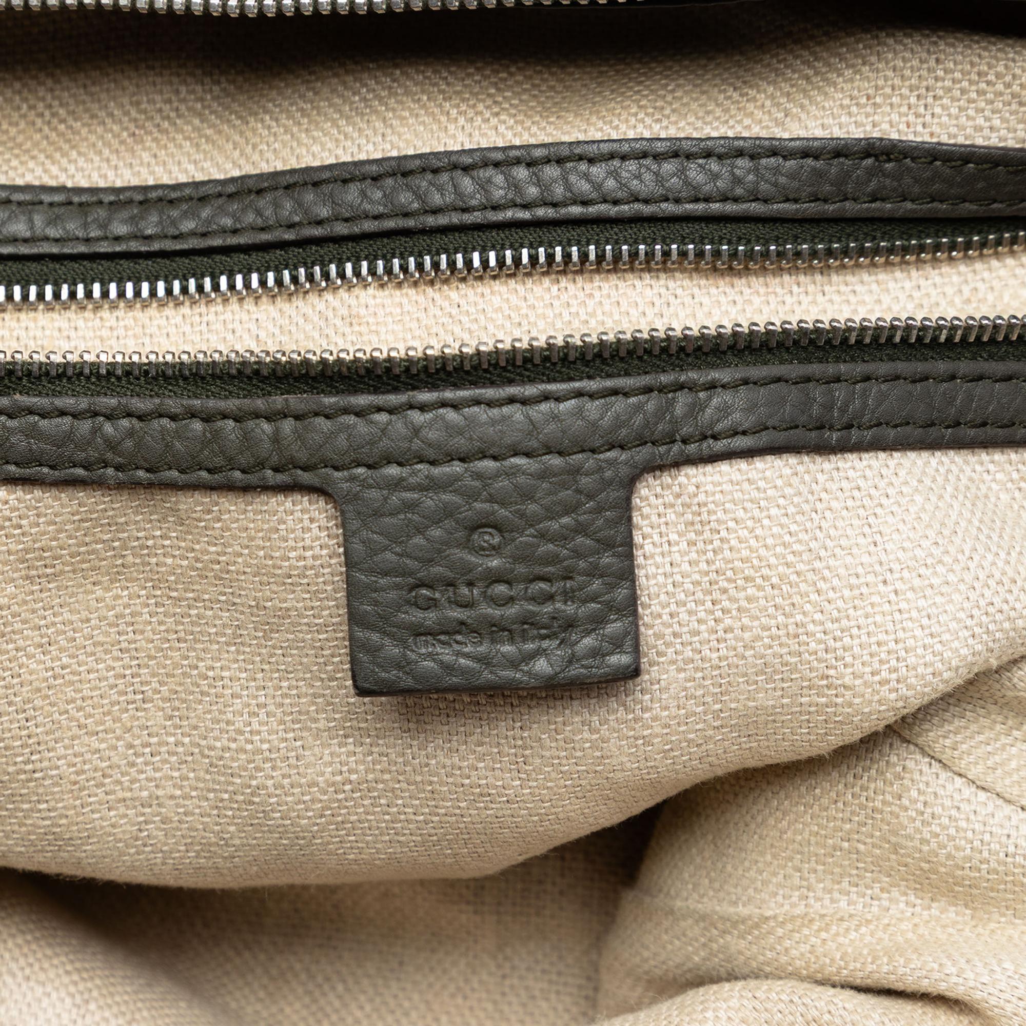 Gucci Large GG Canvas Icon Bit Satchel