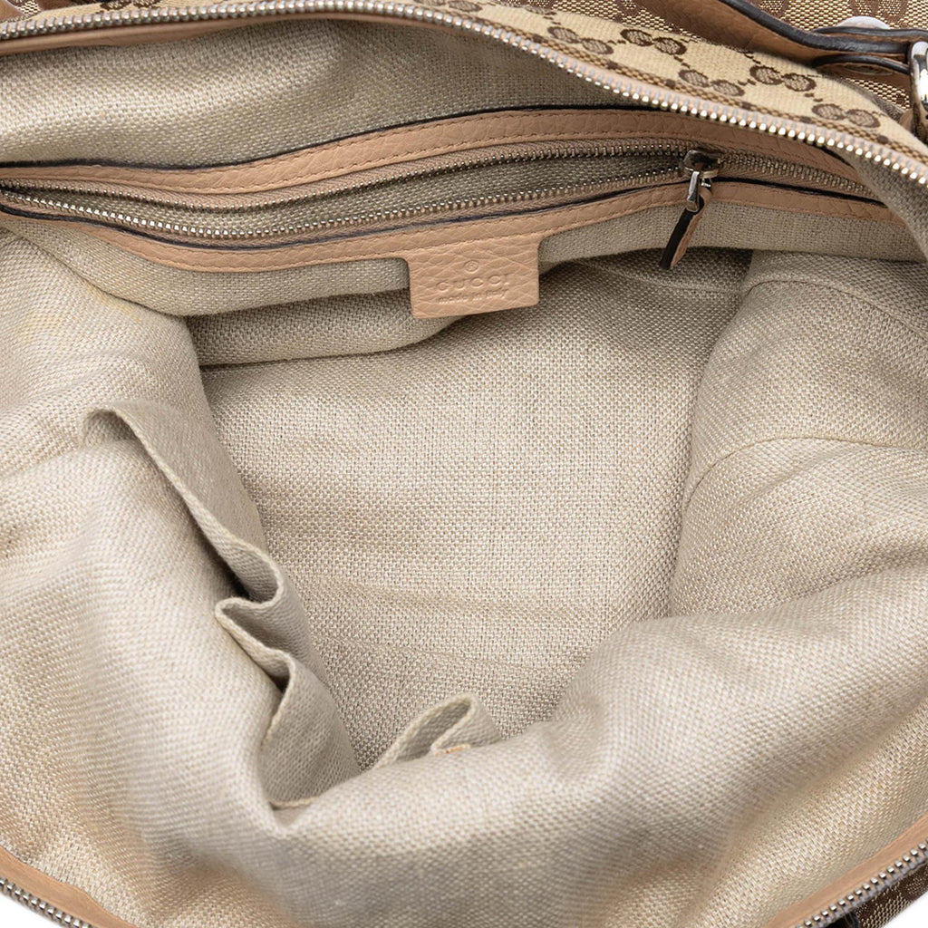 Gucci Large GG Canvas Icon Bit Satchel