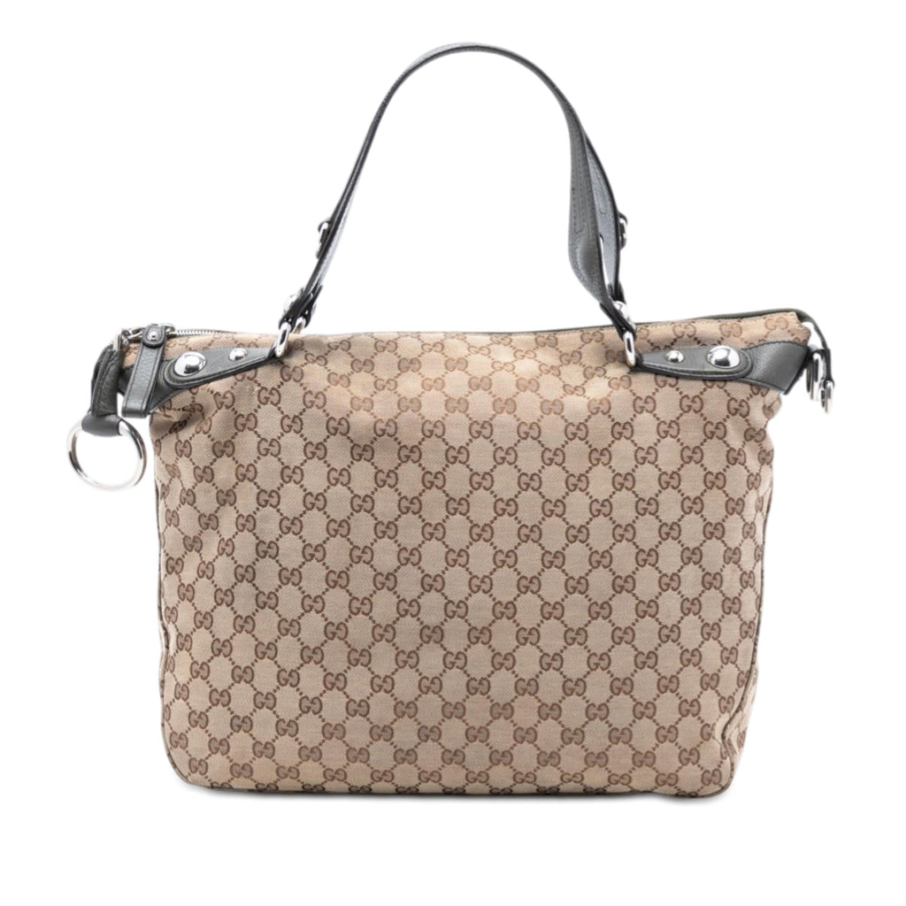 Gucci Large GG Canvas Icon Bit Satchel