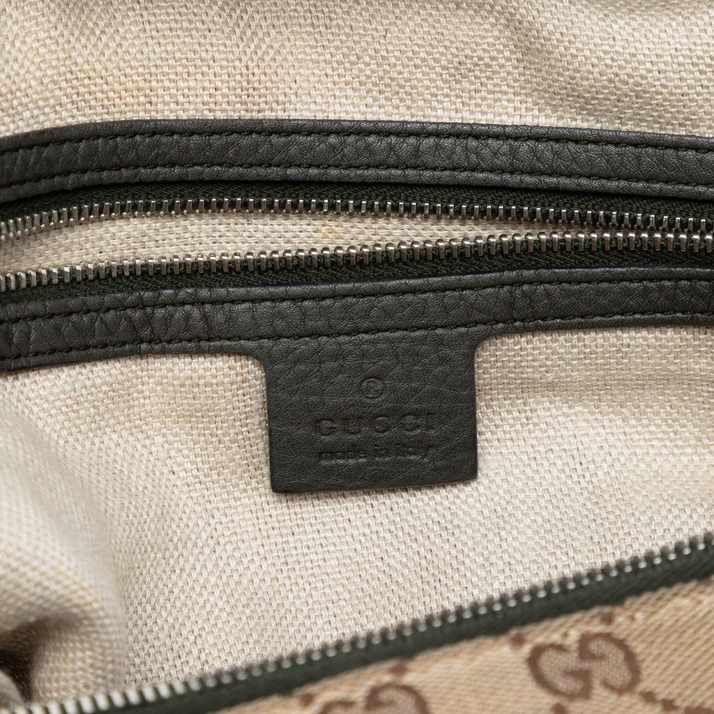 Gucci Large GG Canvas Icon Bit Satchel