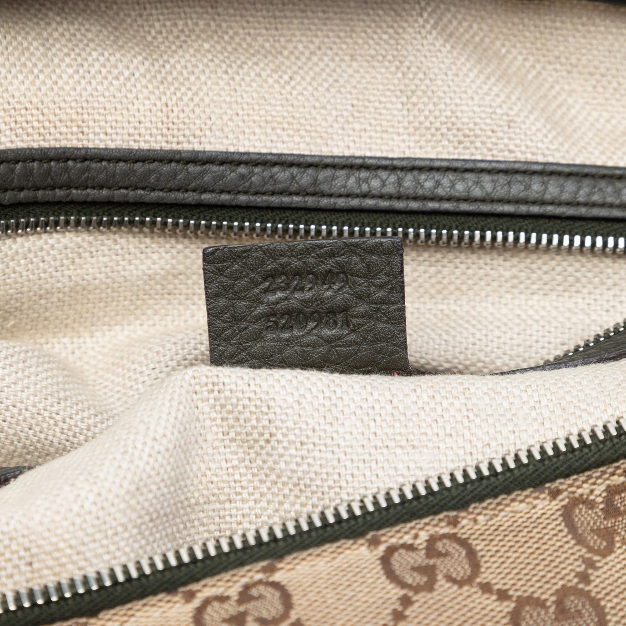 Gucci Large GG Canvas Icon Bit Satchel