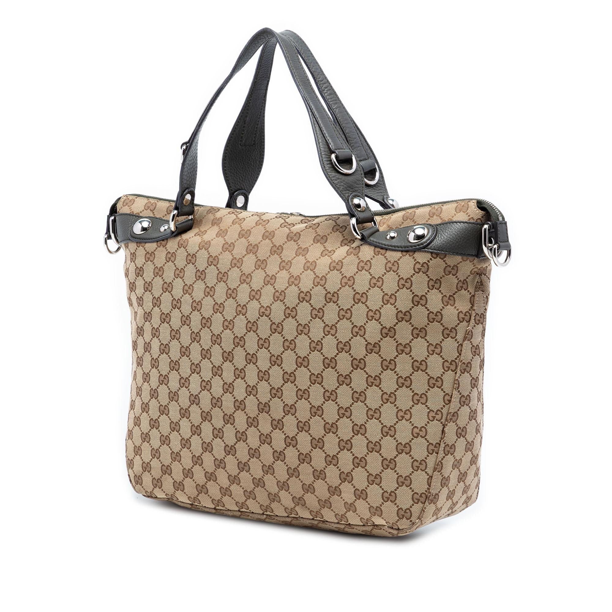 Gucci Large GG Canvas Icon Bit Satchel