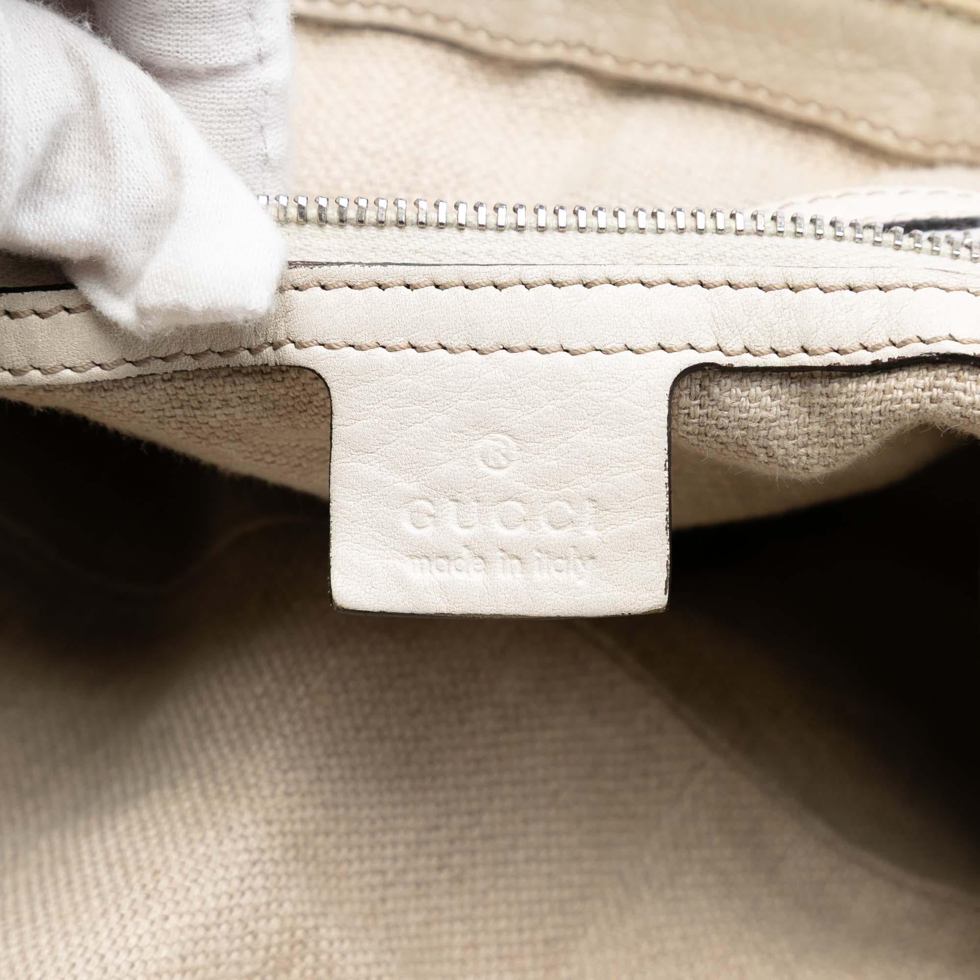 Gucci Large GG Canvas Icon Bit Satchel