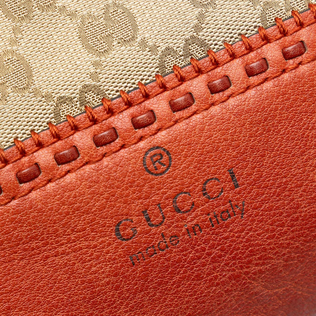 Gucci Large GG Canvas Laidback Crafty Tote