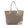 Gucci Large GG Canvas New Britt Tote