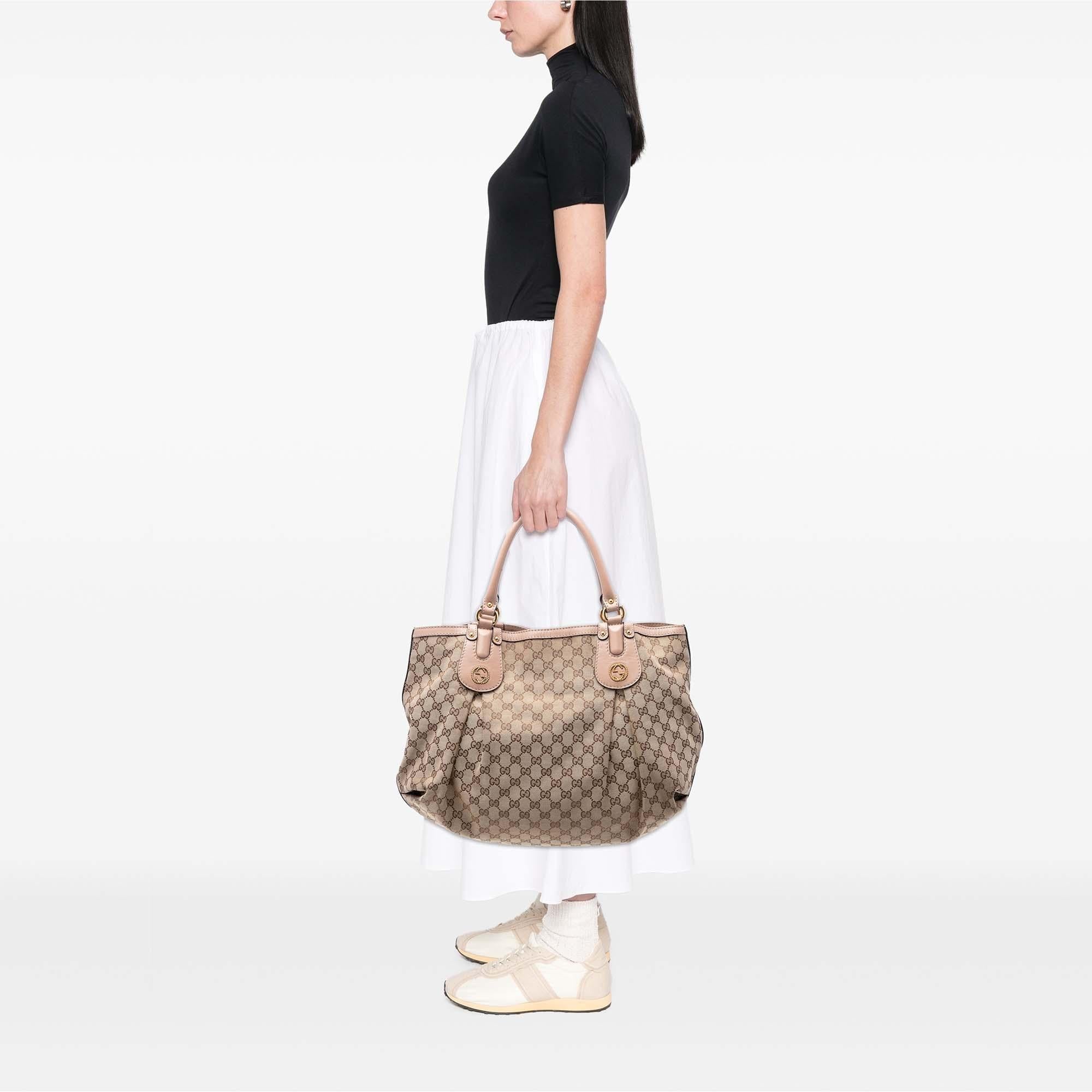 Gucci Large GG Canvas Scarlett Tote