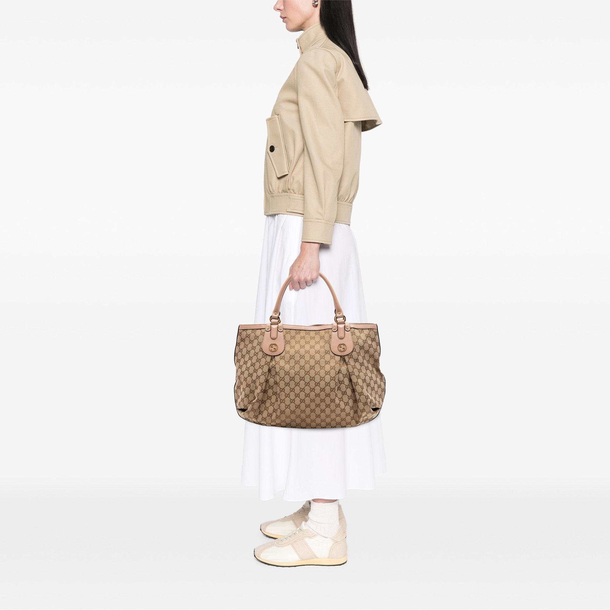 Gucci Large GG Canvas Scarlett Tote