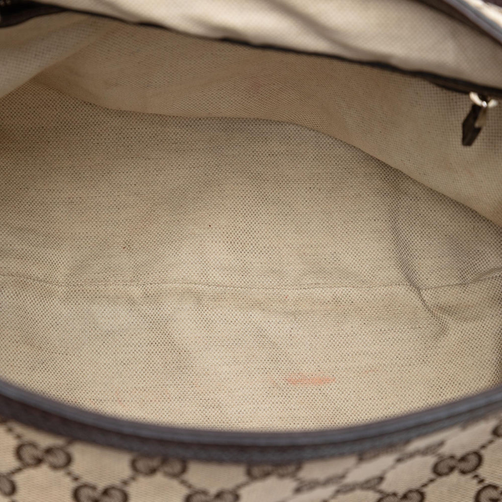 Gucci Large GG Canvas Techno Horsebit Satchel