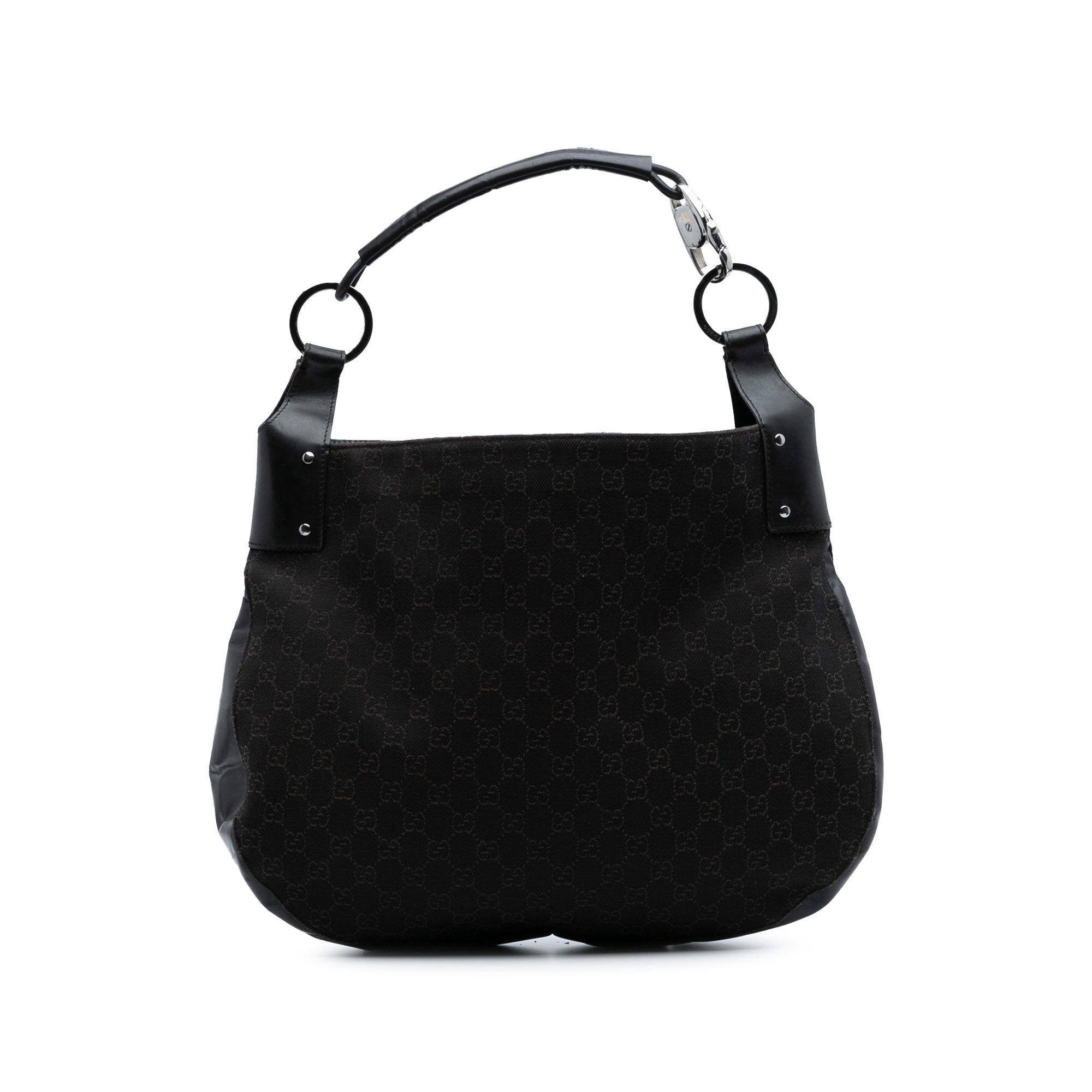 Gucci Large GG Denim Hobo