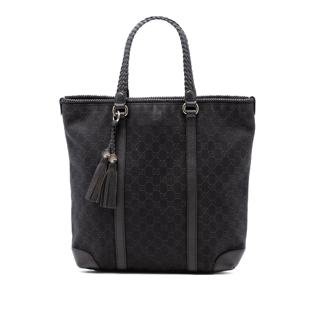 Gucci Large GG Denim Marrakech Tote