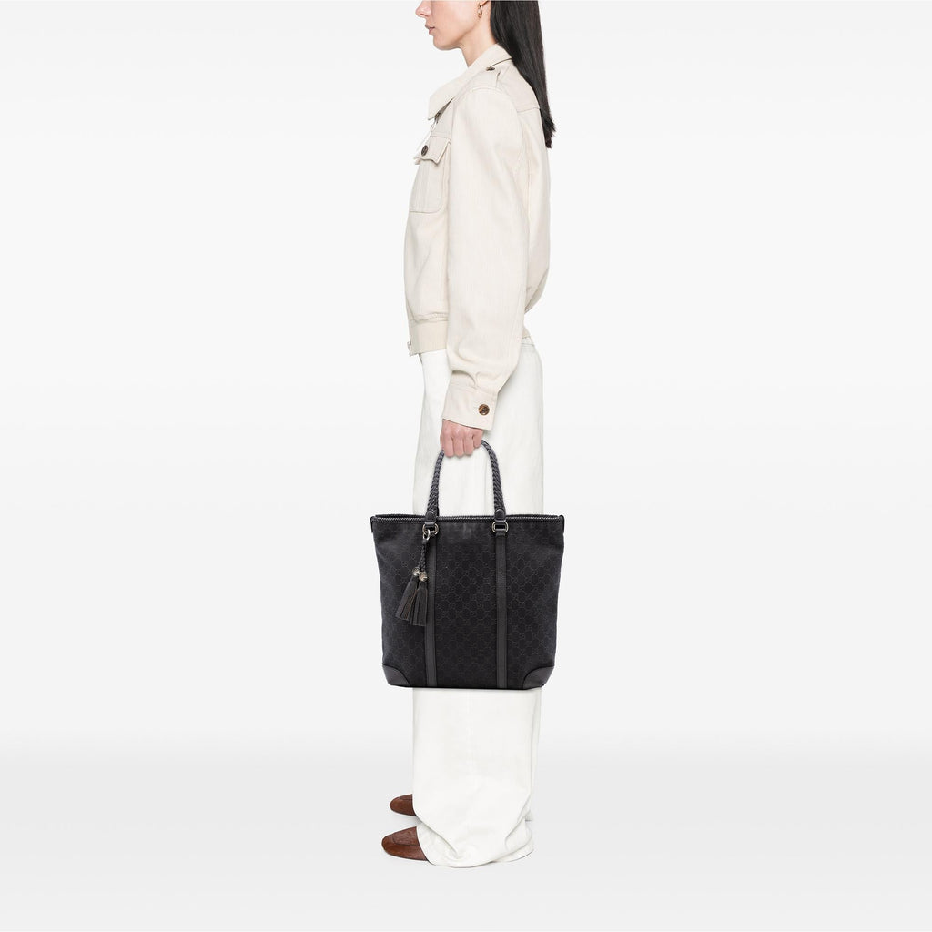 Gucci Large GG Denim Marrakech Tote