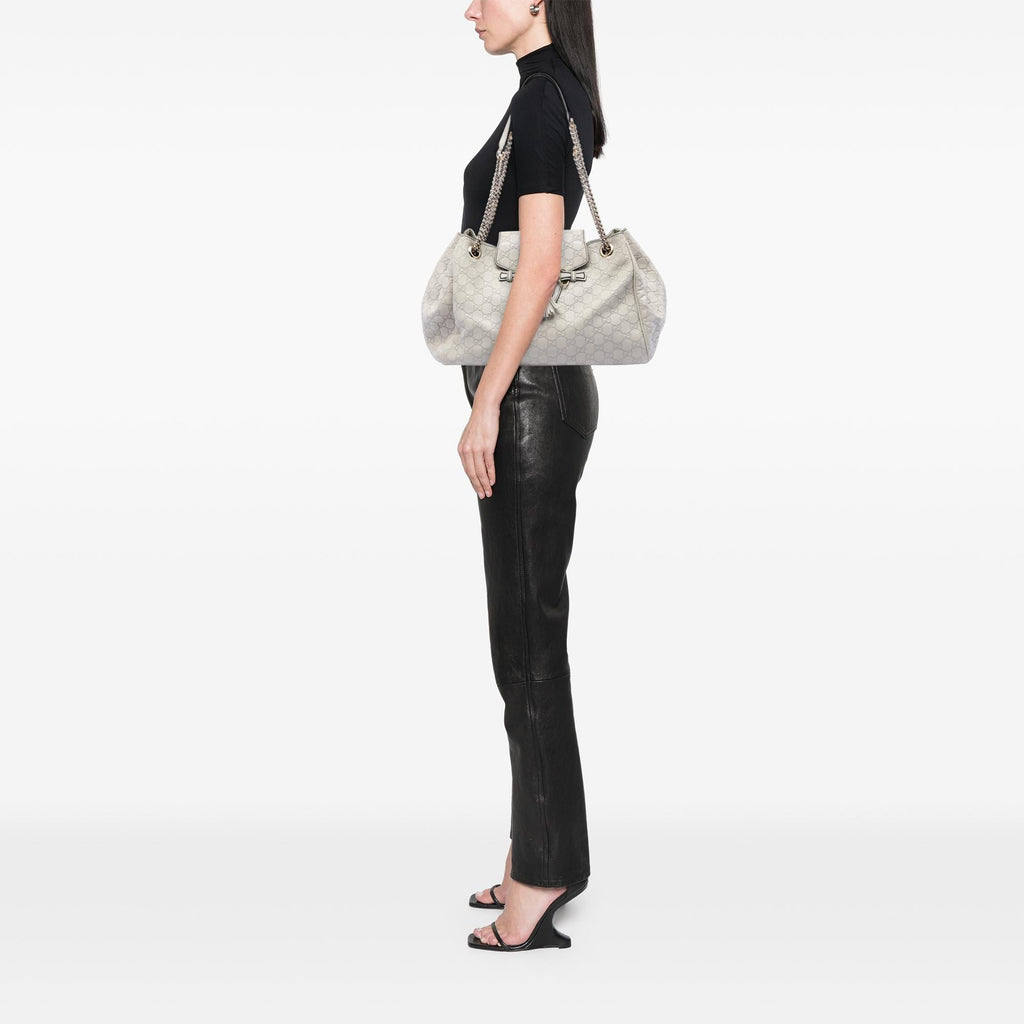 Gucci Large Guccissima Emily Chain Shoulder Bag