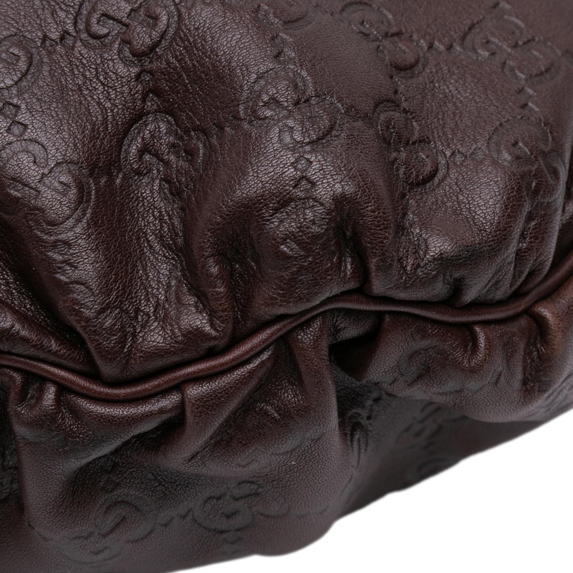 Gucci Large Guccissima Hysteria Satchel
