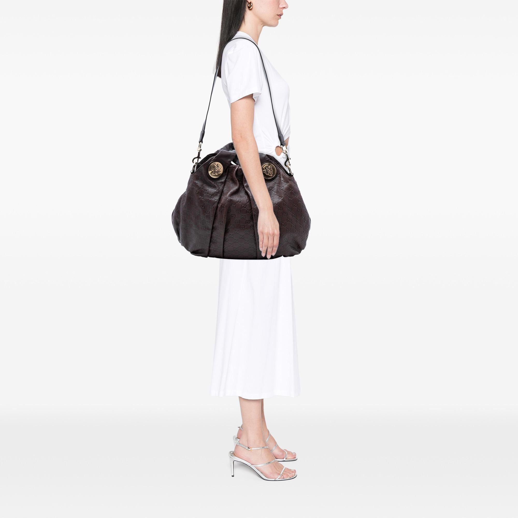 Gucci Large Guccissima Hysteria Satchel