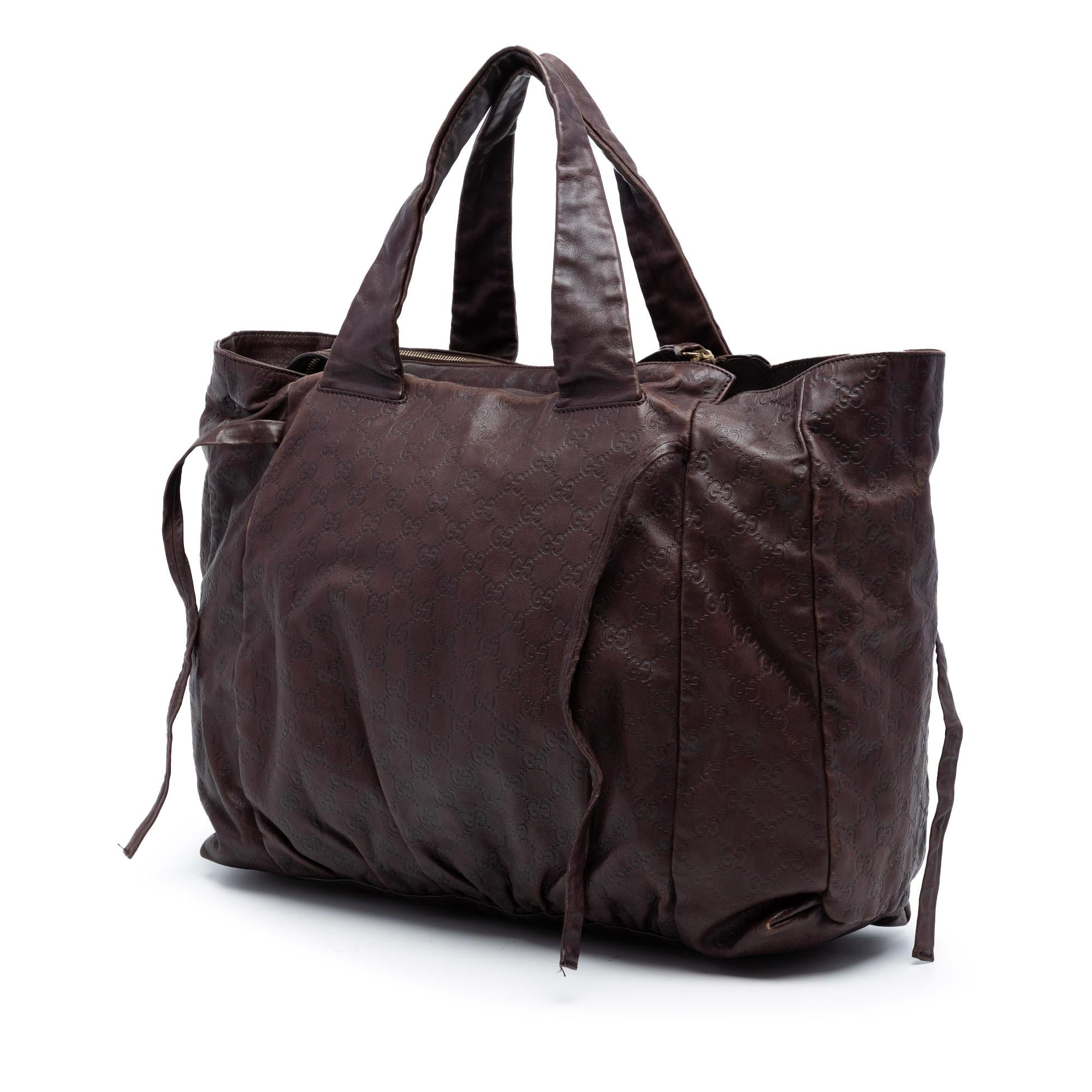Gucci Large Guccissima Hysteria Tote