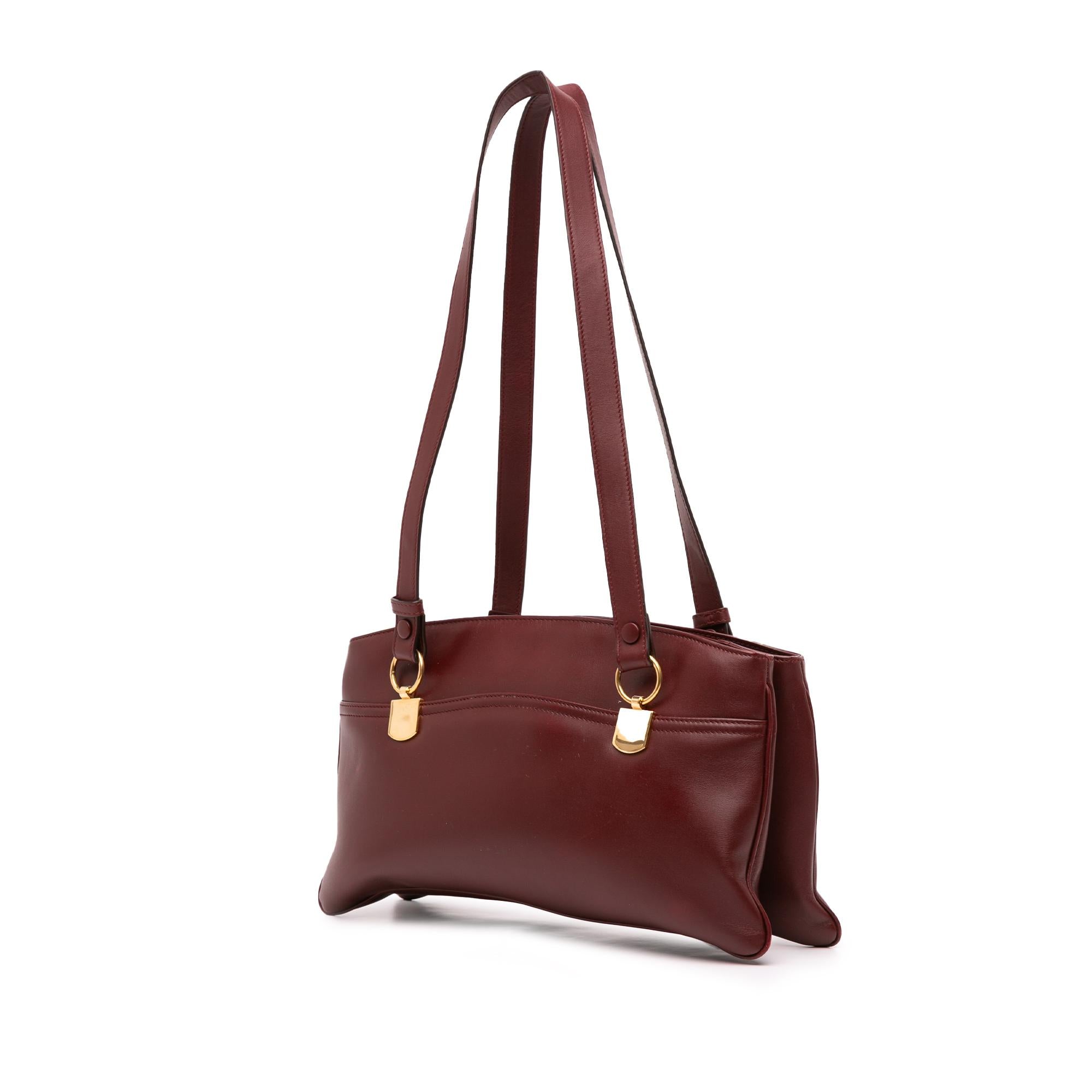 Gucci Large Leather Arli Shoulder Bag