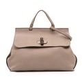 Gucci Large Leather Bamboo Daily Satchel
