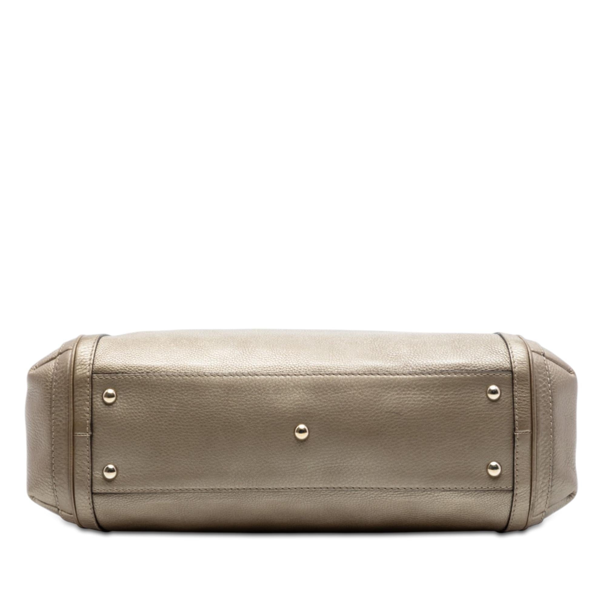 Gucci Large Leather Bella Tote