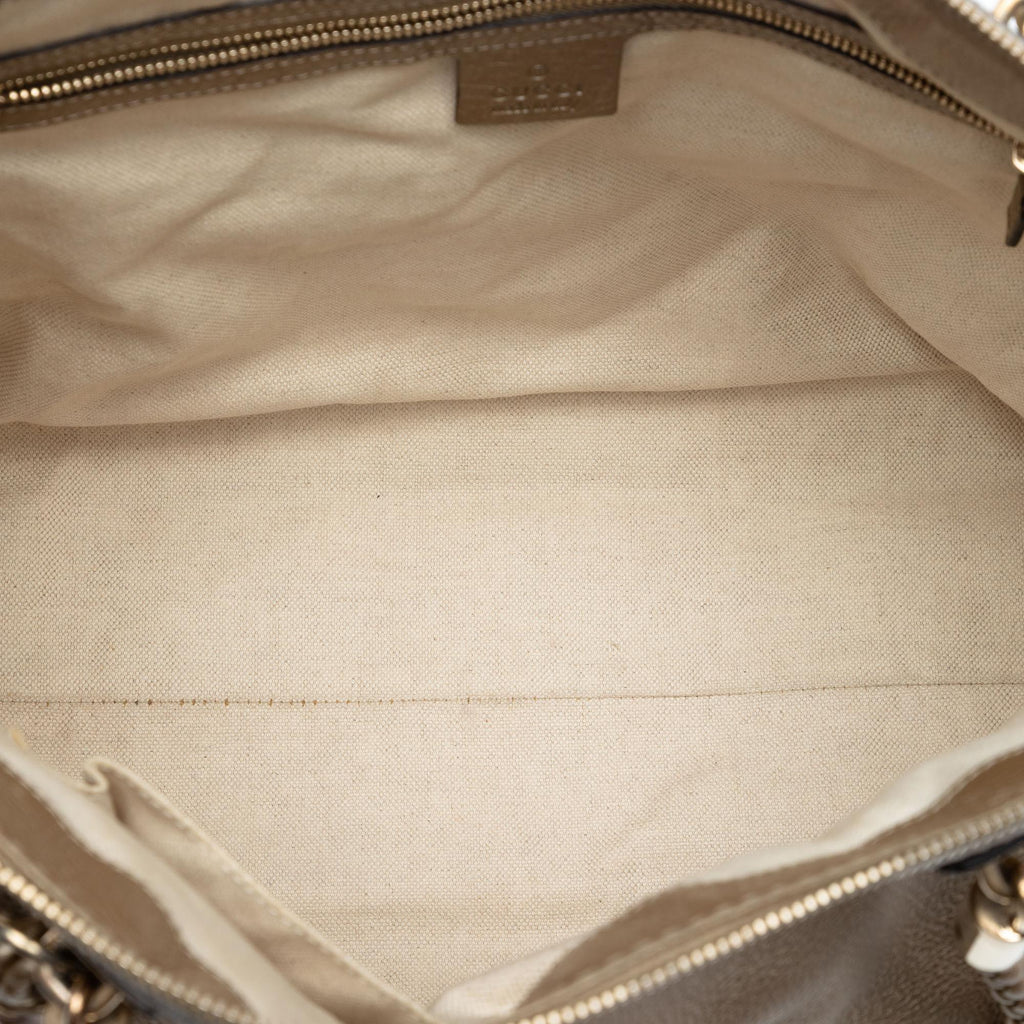 Gucci Large Leather Bella Tote