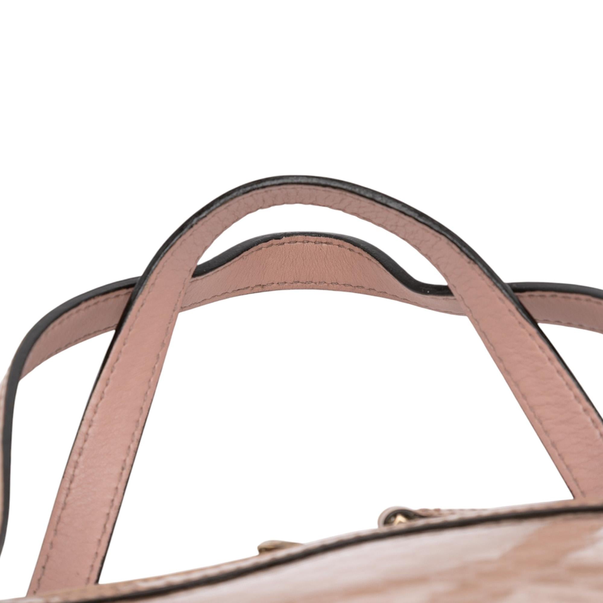 Gucci Large Microguccissima Patent Nice Dome Satchel