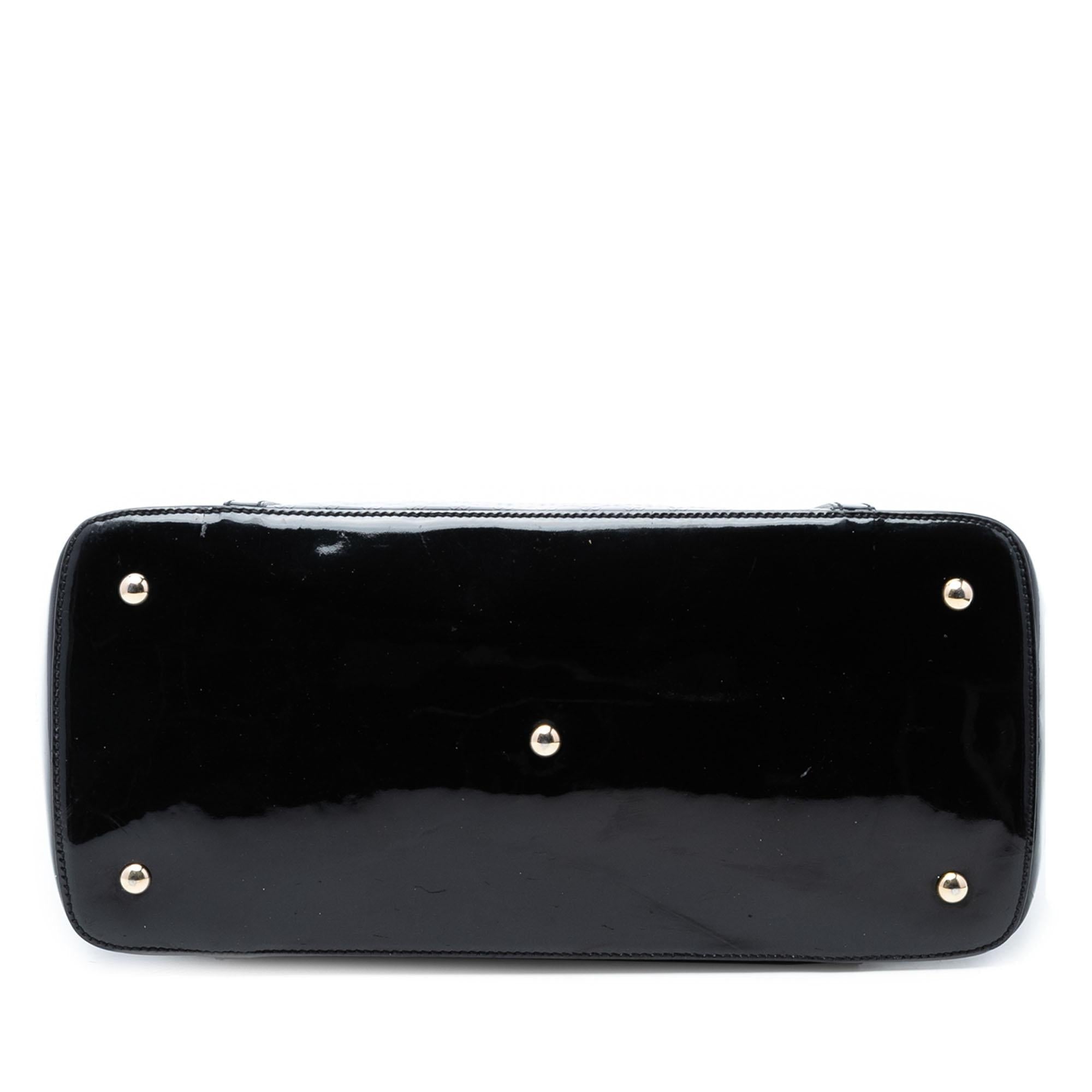 Gucci Large Microguccissima Patent Nice Dome Satchel