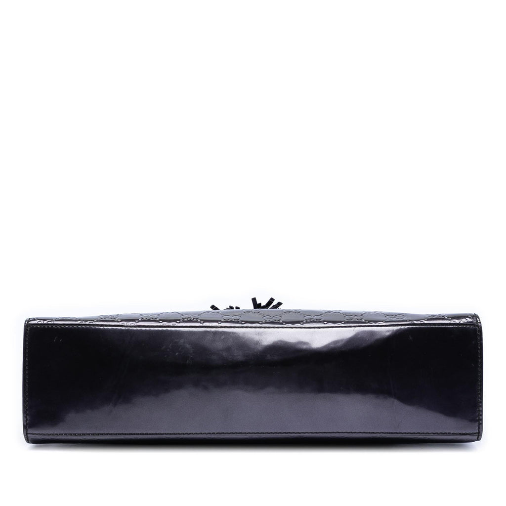 Gucci Large Patent Guccissima Emily Shoulder Bag