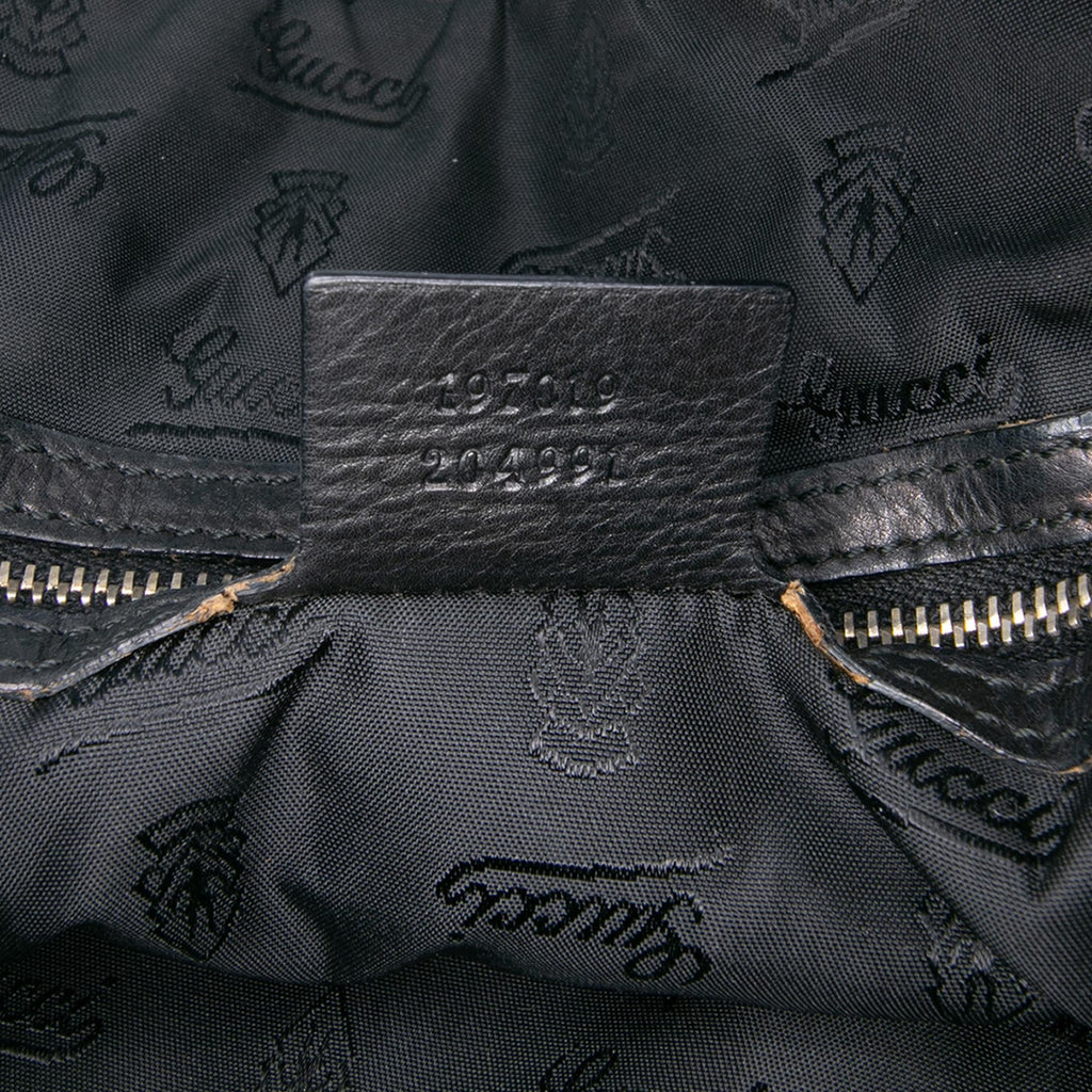 Gucci Large Patent Hysteria Satchel