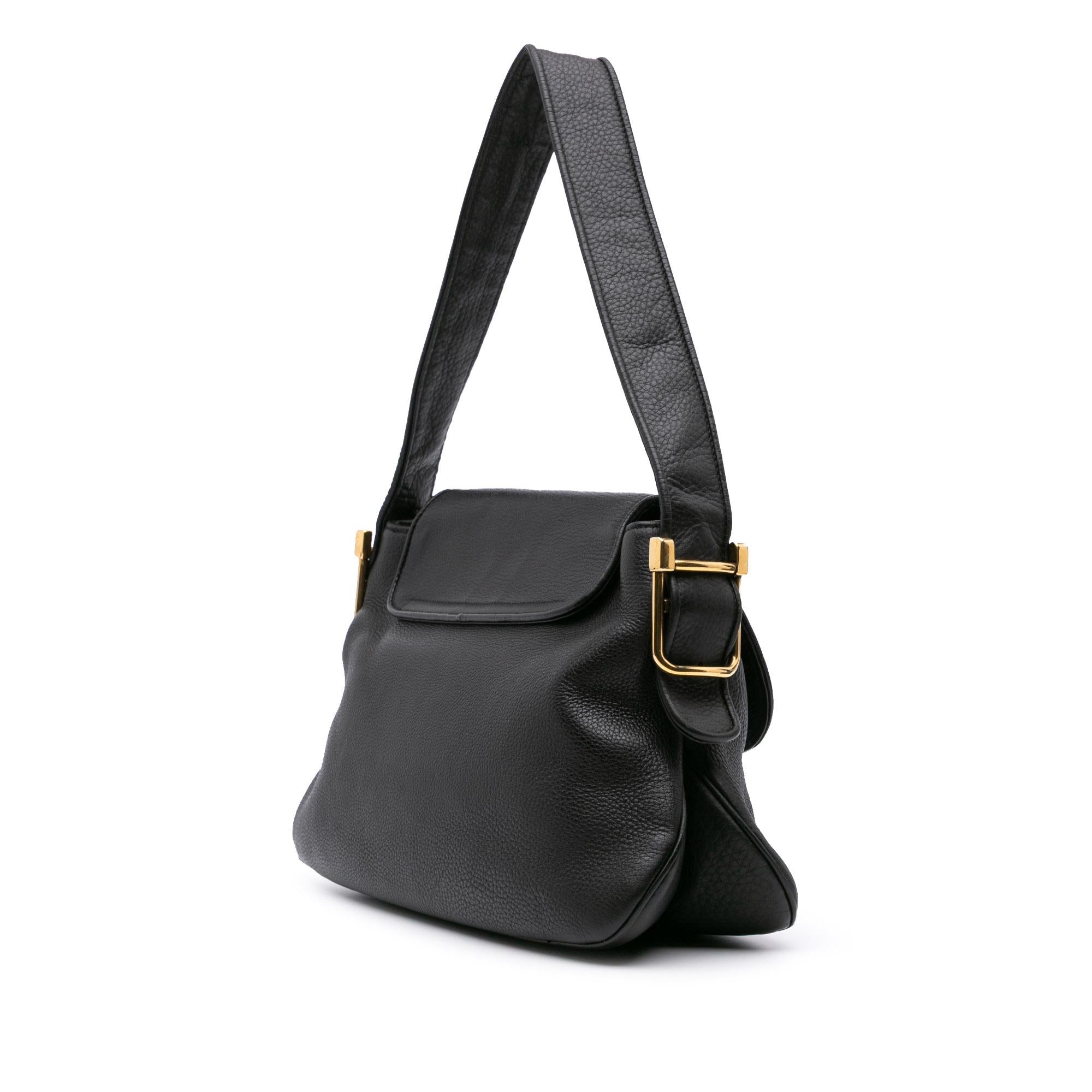 Gucci Leather 1973 Shoulder Bag