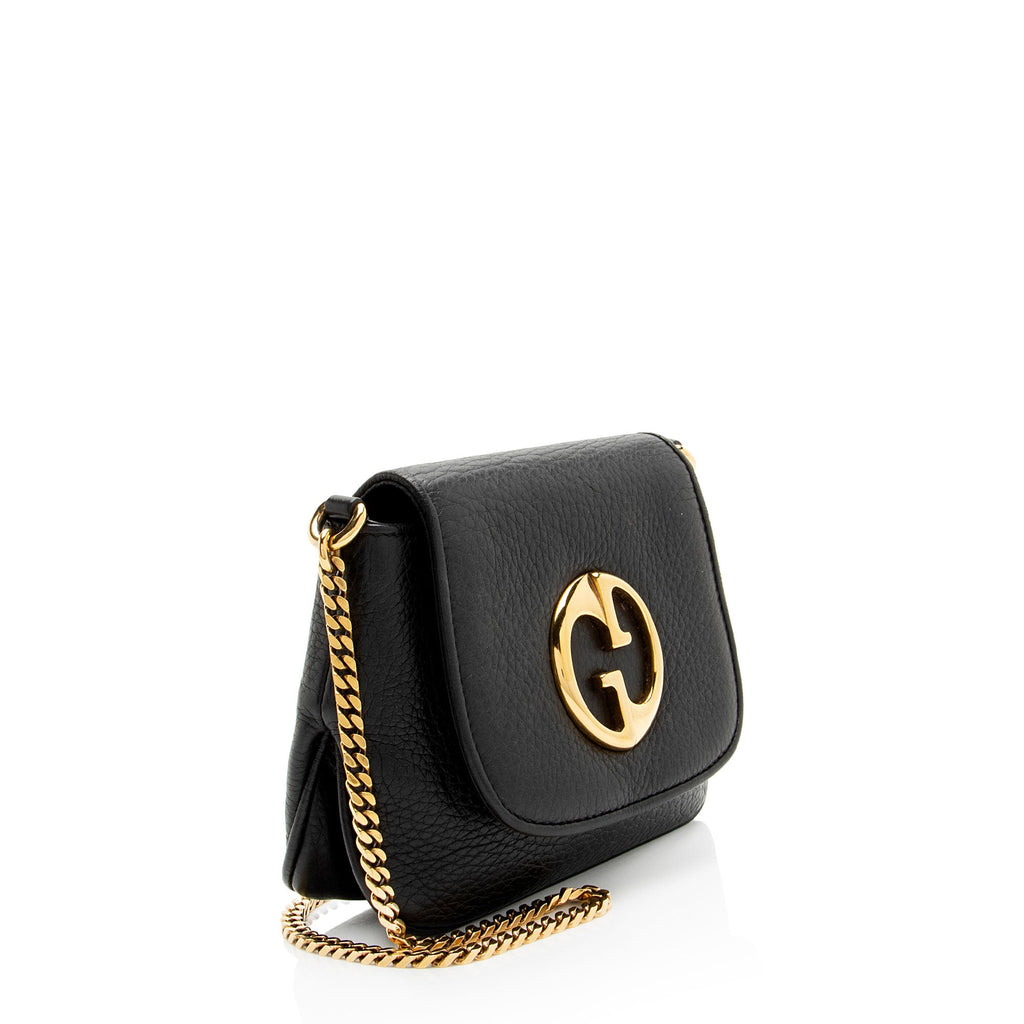 Gucci Leather 1973 Small Shoulder Bag