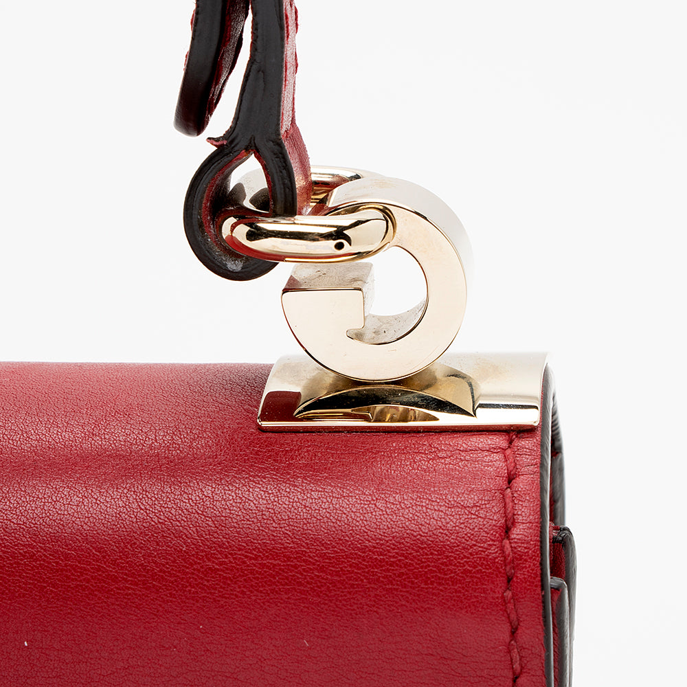 Gucci Leather 1973 Small Top Handle Satchel (SHF-16665)