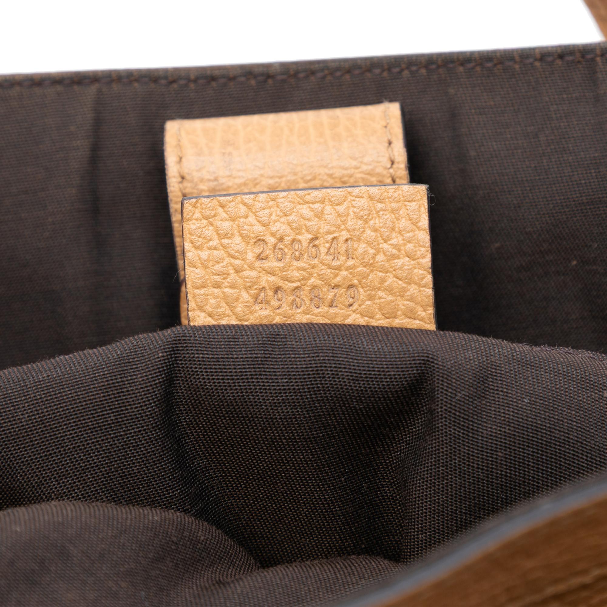 Gucci Leather Abbey D Ring Satchel