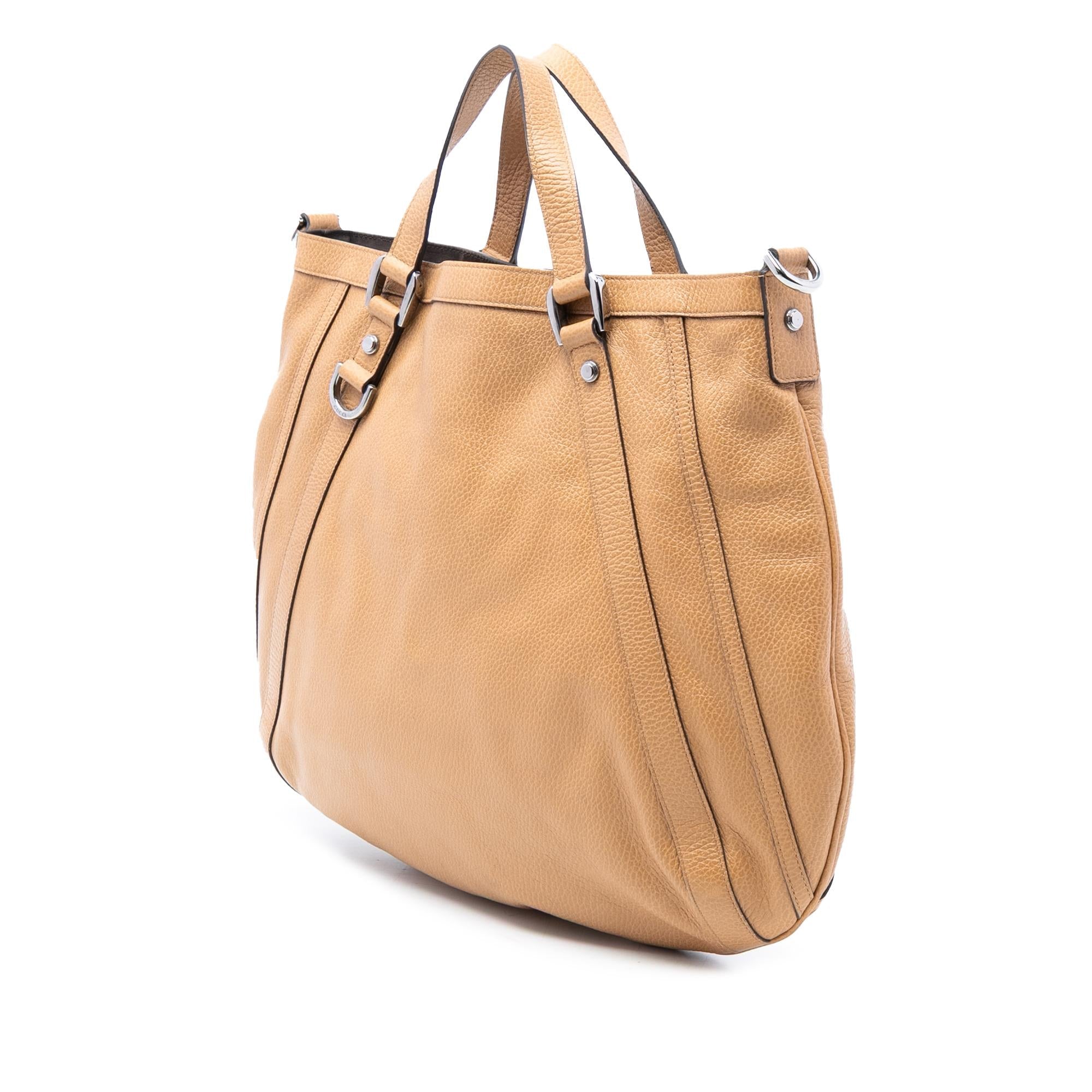 Gucci Leather Abbey D Ring Satchel