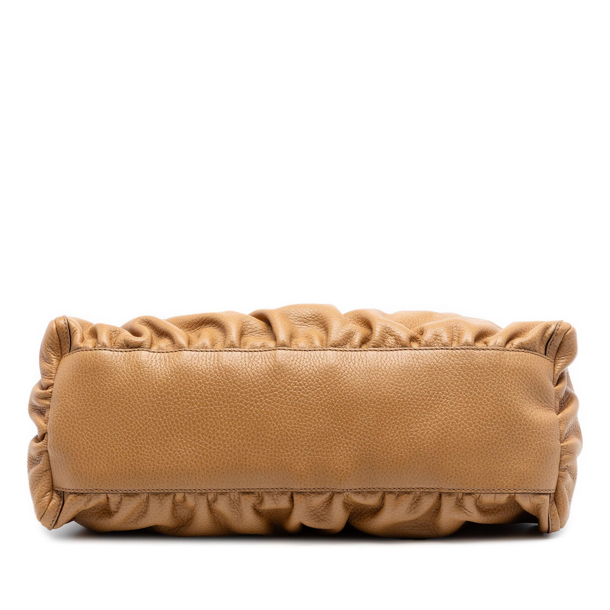 Gucci Leather Abbey D Ring Shoulder Bag