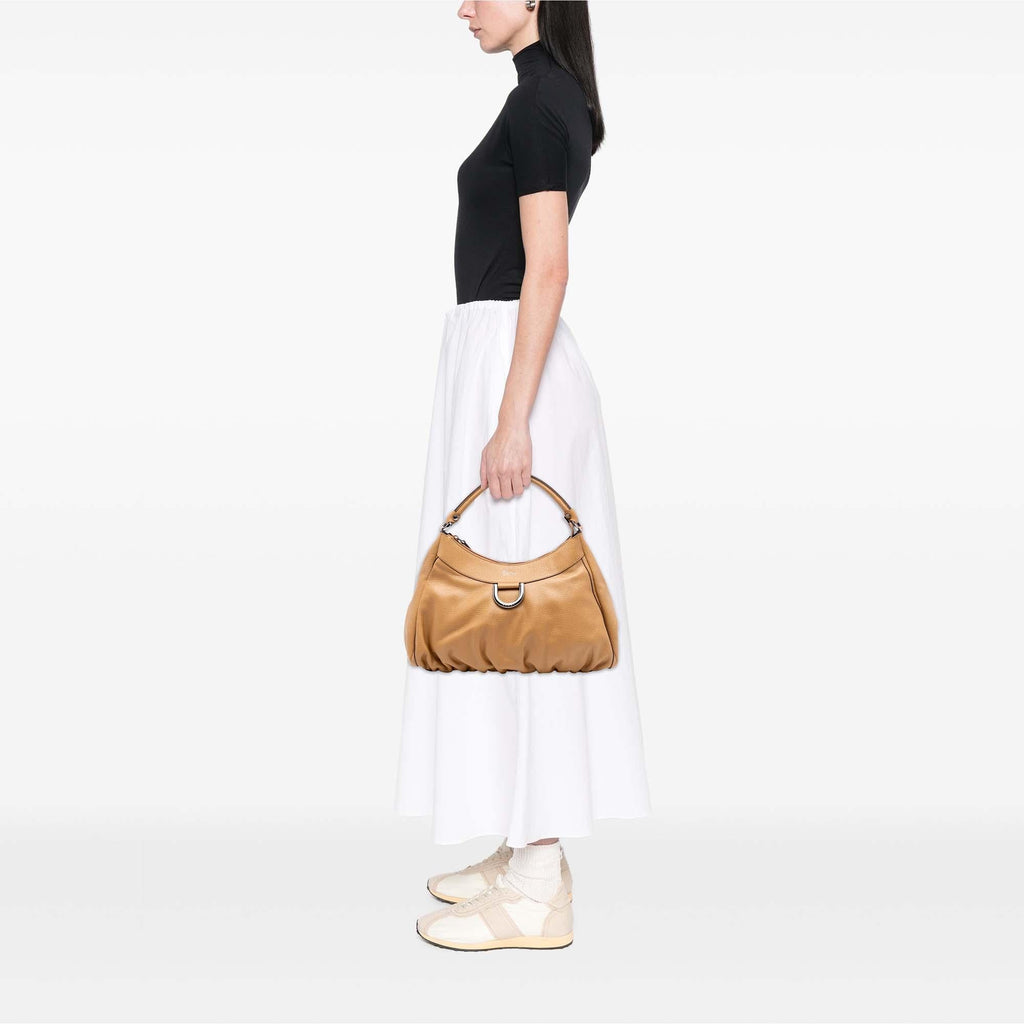 Gucci Leather Abbey D Ring Shoulder Bag