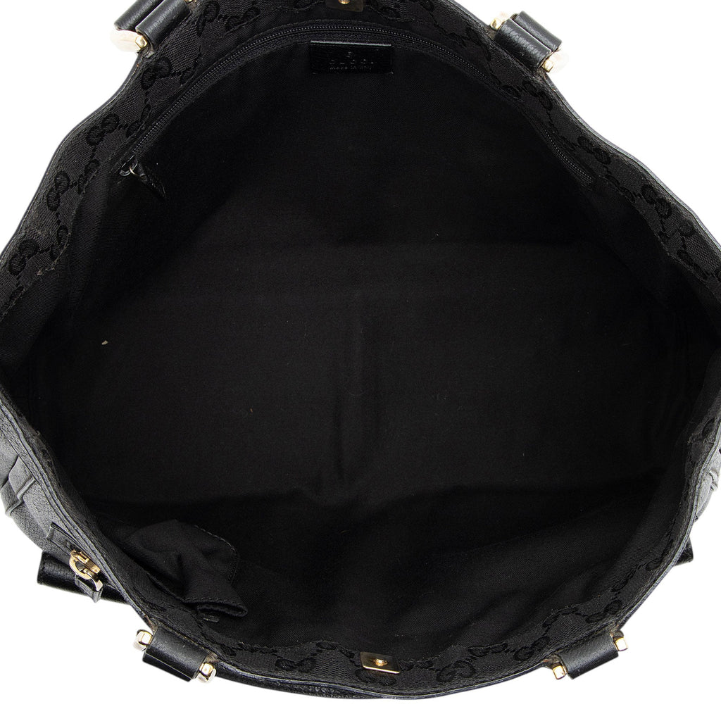 Gucci Leather Abbey Pocket Tote