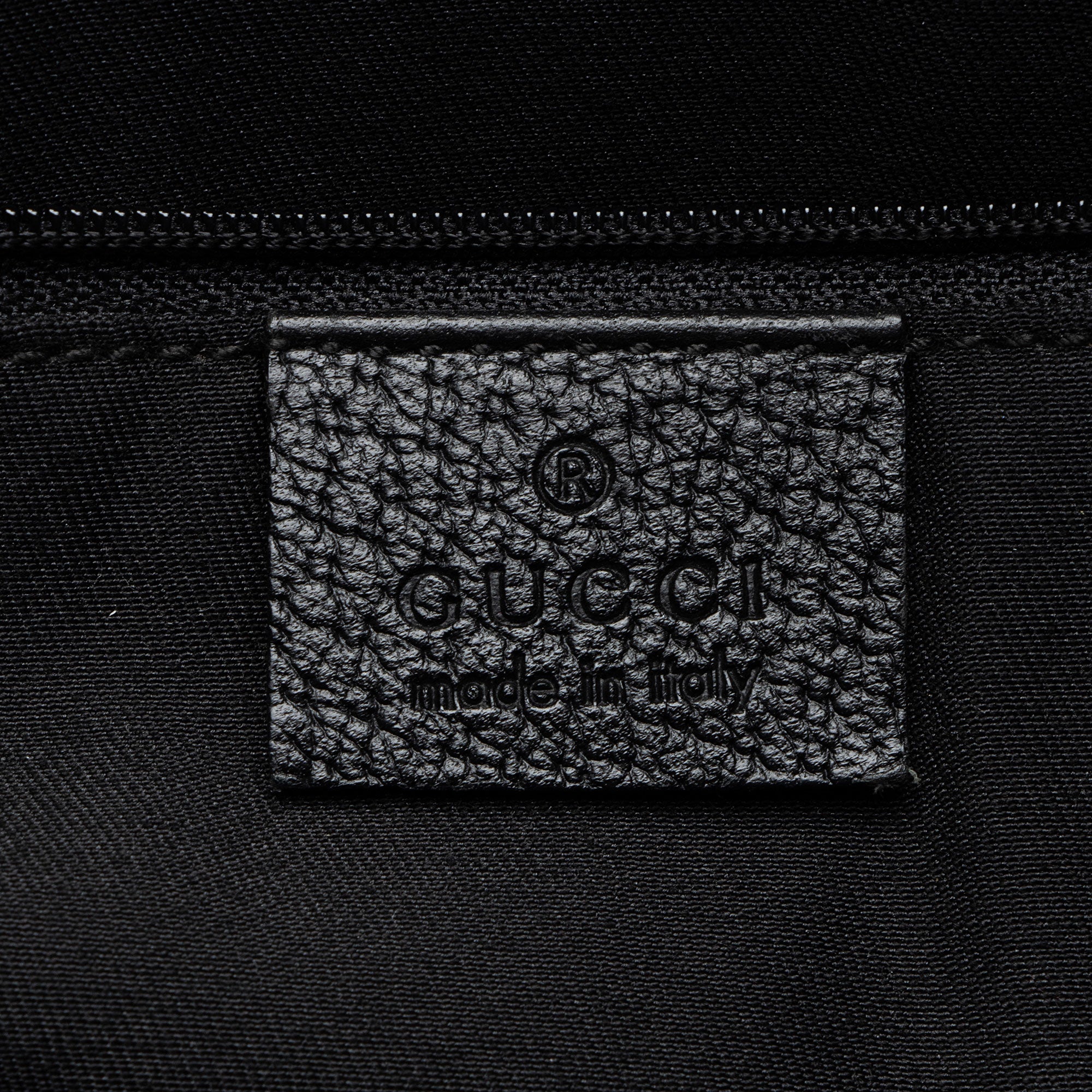 Gucci Leather Abbey Pocket Tote