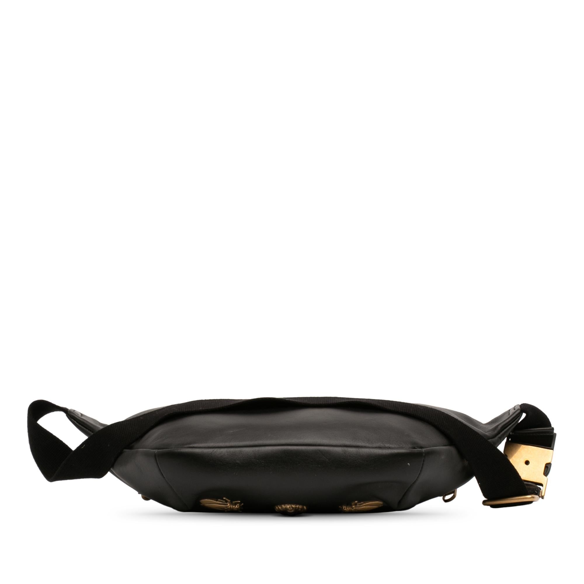 Gucci Leather Animalier Belt Bag