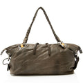 Gucci Leather Bamboo Bar Medium Tote