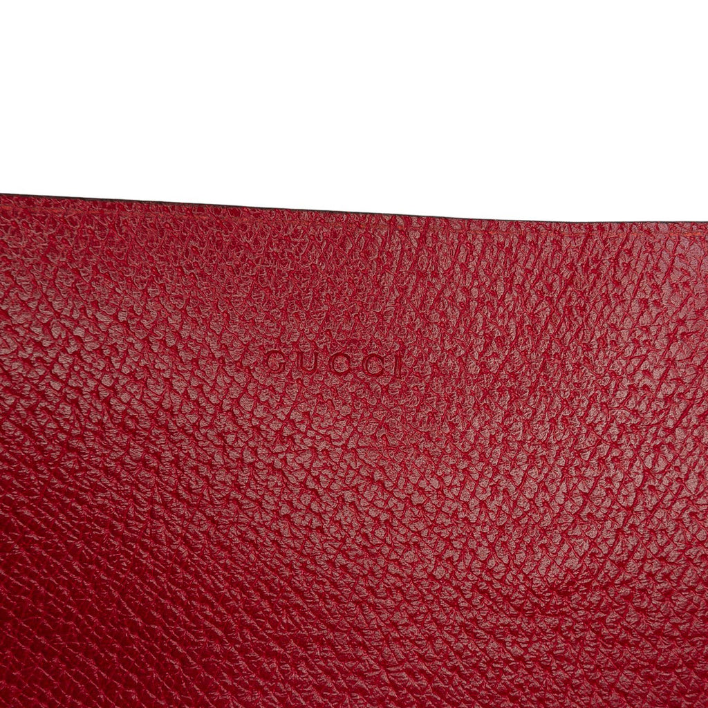 Gucci Leather Bamboo Convertible Top Handle Bag